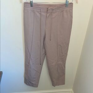 Club Monaco light pink elastic band polyester/wool pants